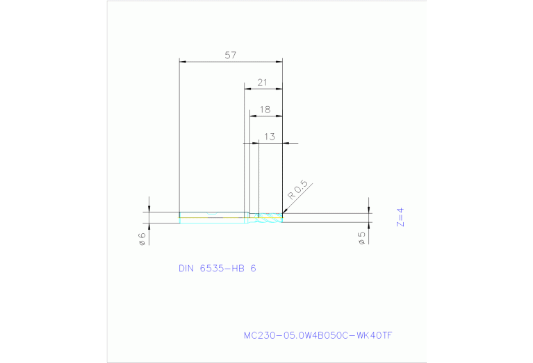 MC230-05.0W4B050C-WK40TF