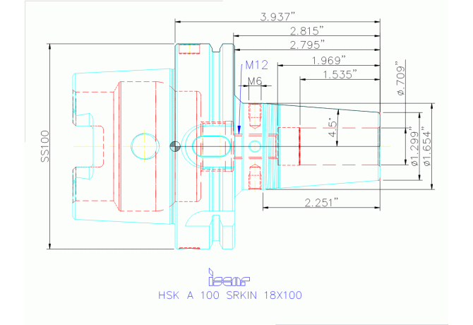 HSK A100 SRKIN18X100