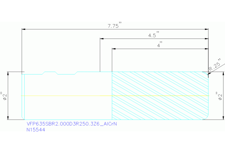 VFP635SBR2.000D3R250.3Z6 ALCRN