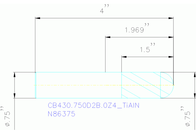 CB430.750D2B.0Z4 TIALN
