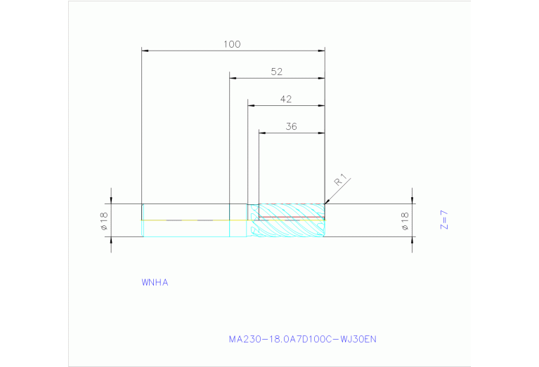 MA230-18.0A7D100C-WJ30TF