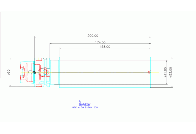 HSK A50 B16MN 200
