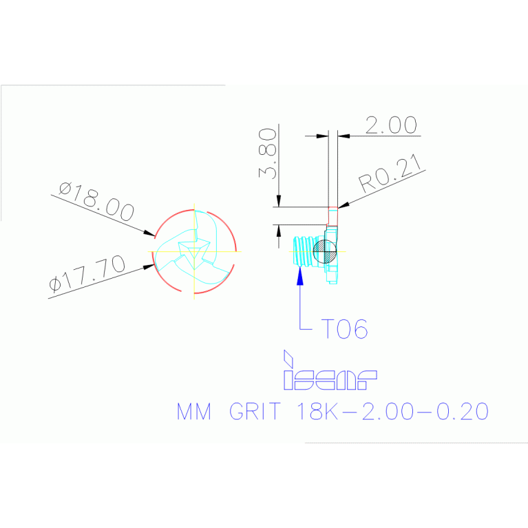 MM GRIT 18K-2.00-0.20 IC528