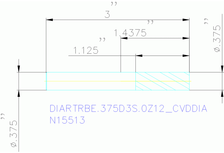 DIARTRBE.375D3S.0Z12 CVDDIA