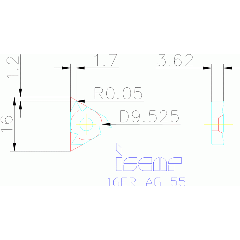 16ER AG 55 IC50M