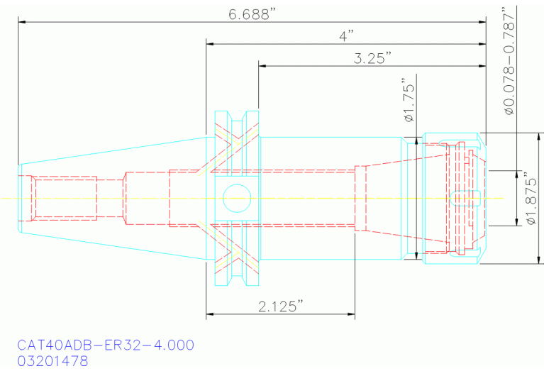 CAT40ADB-ER32-4.000