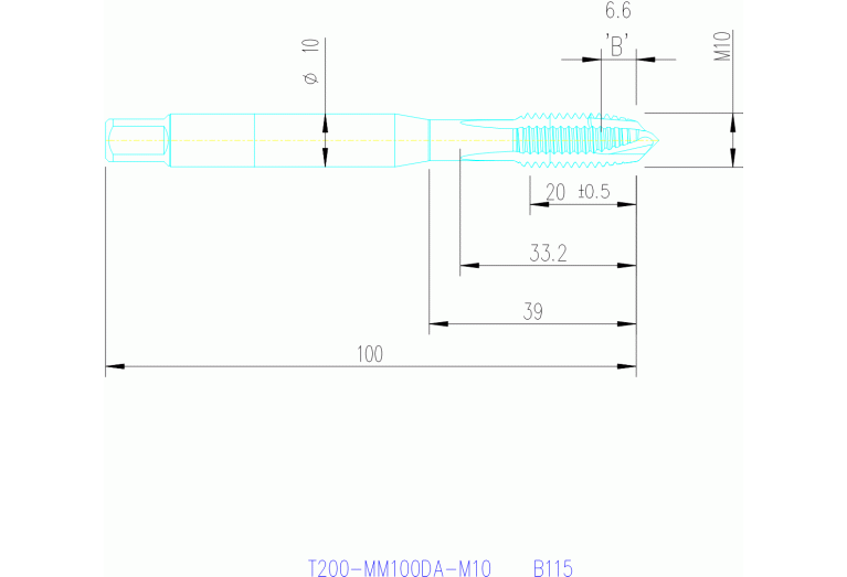 T200-MM100DA-M10 B115