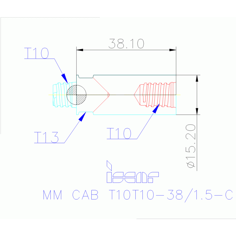 MM CAB T10T10-38/1.5-C