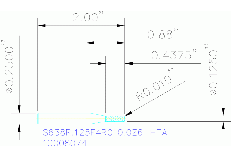 S638R.125F4R010.0Z6 HTA