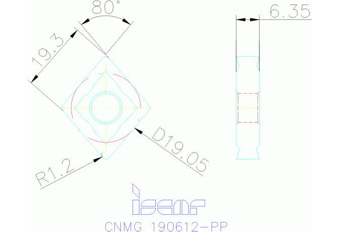 CNMG 190612-PP IC807