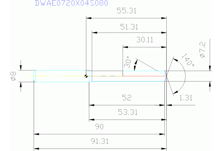 DWAE0720X04S080 DP102A