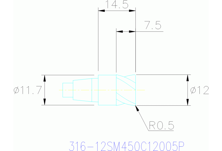 316-12SM450C12005P 1730