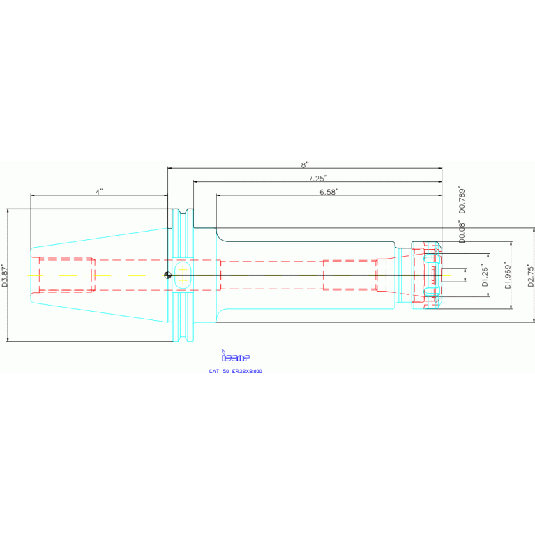 CAT50 ER32X8.000