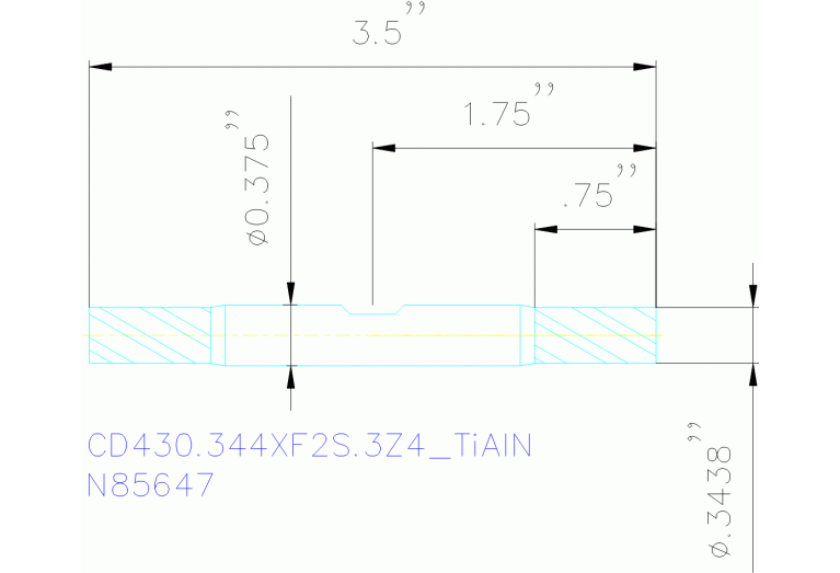 CD430.344XF2S.3Z4 TIALN