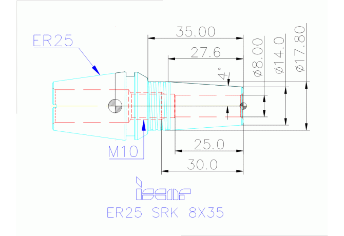 ER25 SRK 8X35