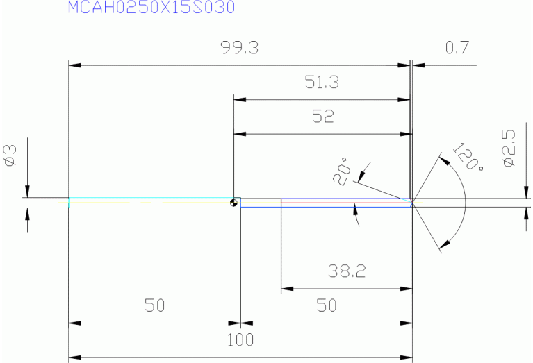 MCAH0250X15S030 DT2030
