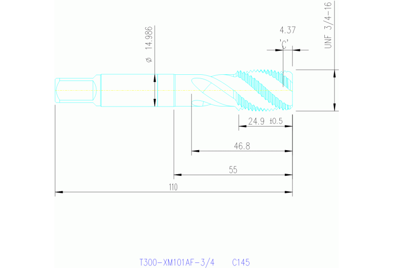 T300-XM101AF-3/4 C145