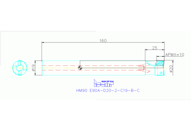 HM90 E90A-D20-2-C19-B-C
