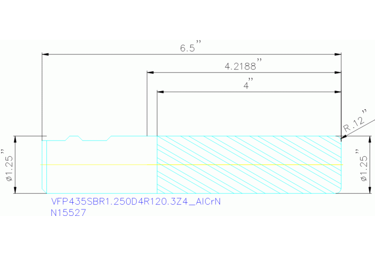 VFP435SBR1.250D4R120.3Z4 ALCRN