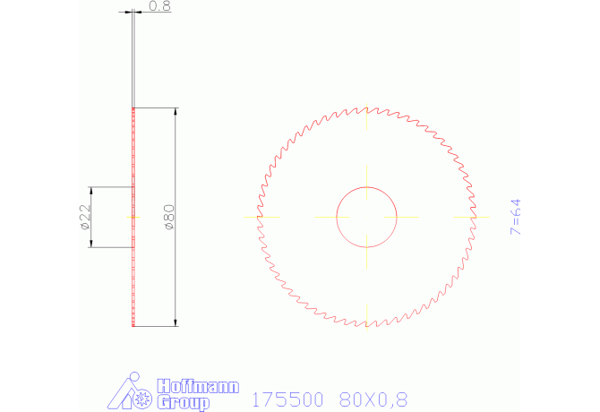 175500 80X0,8