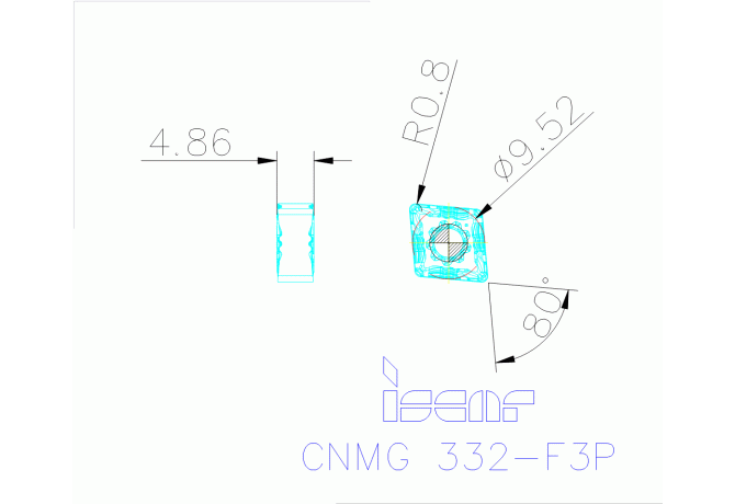 CNMG 090408-F3P IC8150