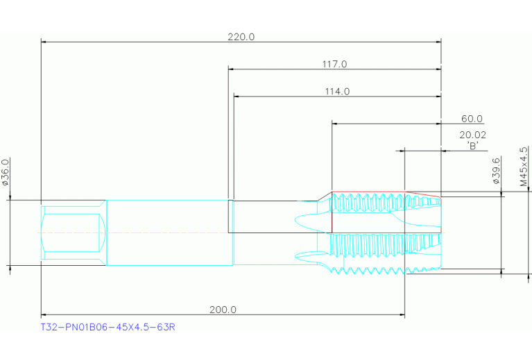 T32-PN01B06-45X4.5-63R