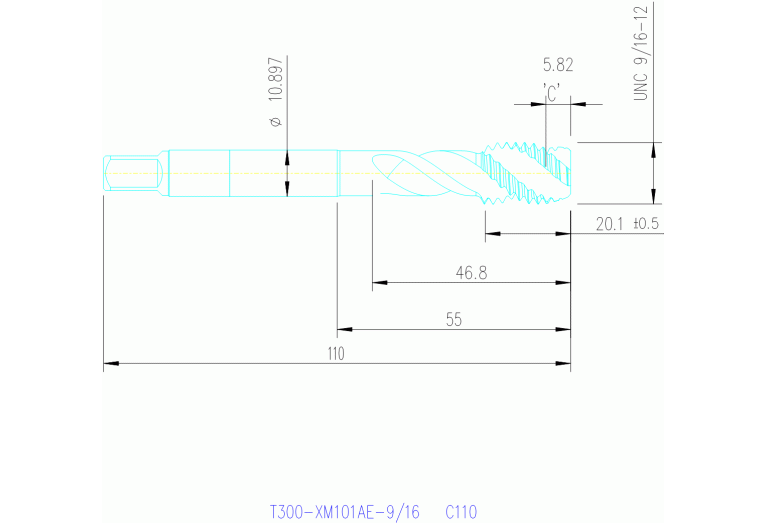 T300-XM101AE-9/16 C145
