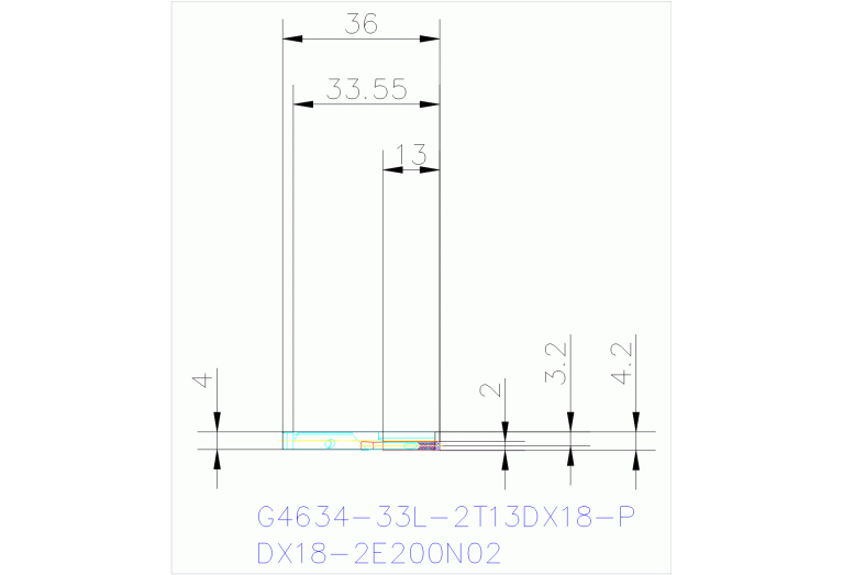 G4634-33L-2T13DX18-P
