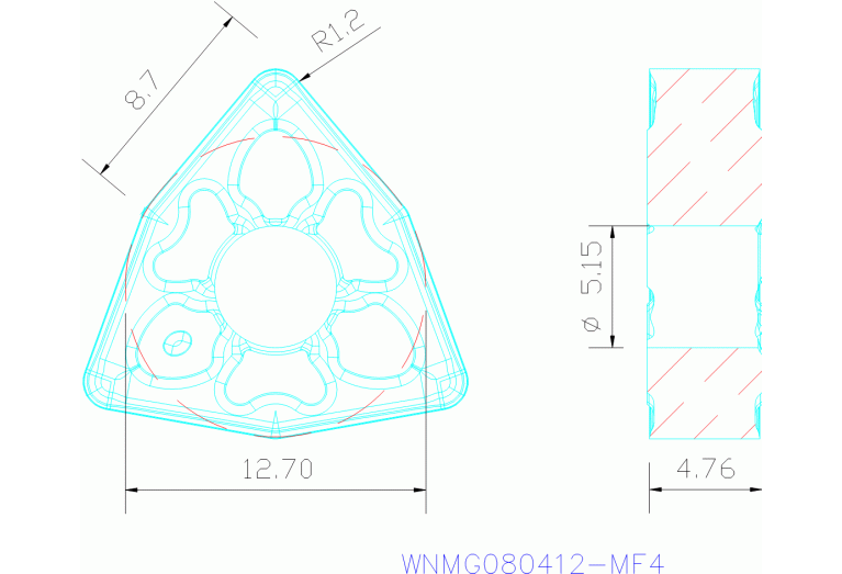 WNMG080412-MF4 TS2500