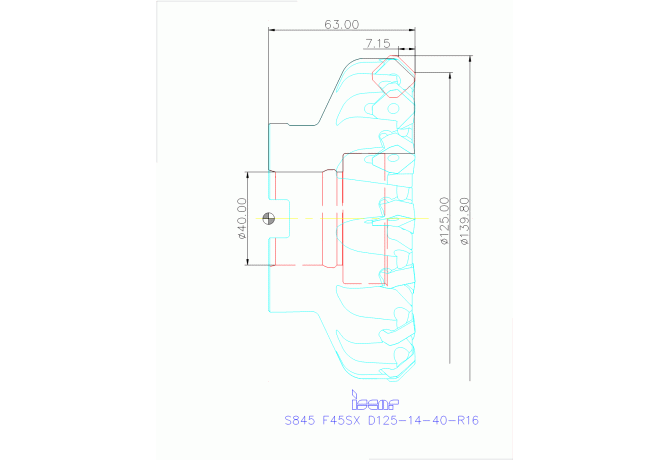 S845 F45SX D125-14-40-R16