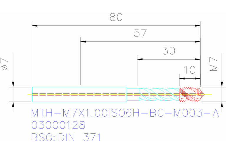 MTH-M7X1.00ISO6H-BC-M003-A
