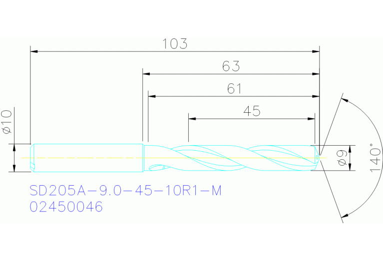 SD205A-9.0-45-10R1-M