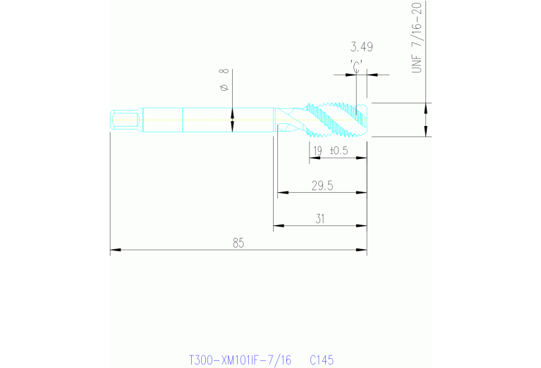 T300-XM101IF-7/16 C145