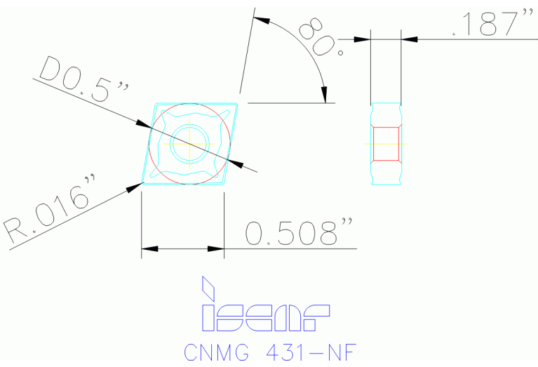 CNMG 120404-NF IC8150