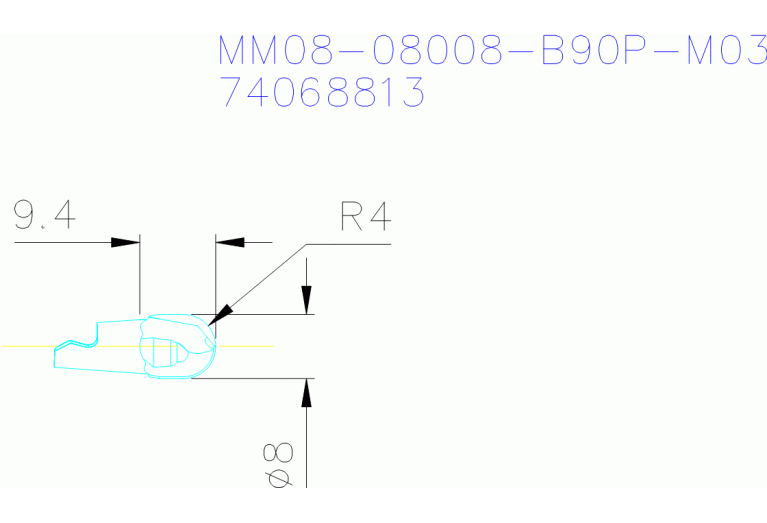 MM08-08008-B90P-M03 F30M