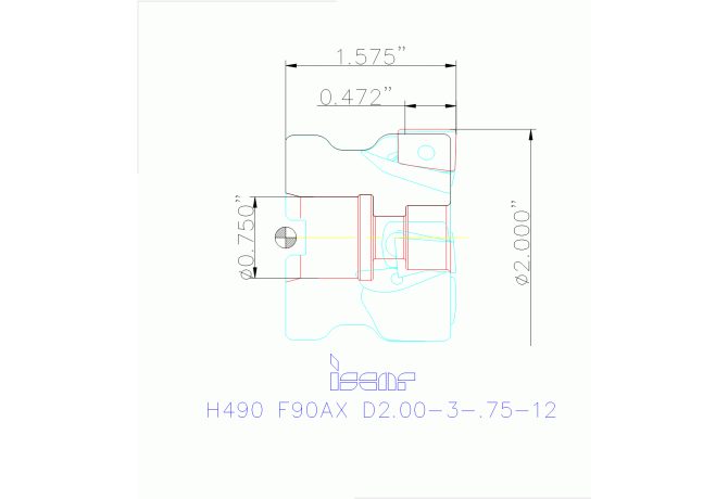 H490 F90AX D2.00-3-.75-12