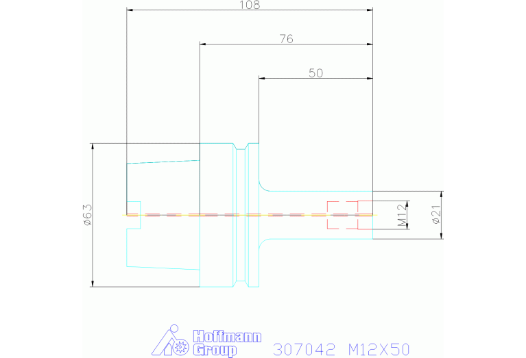307042 M12X50