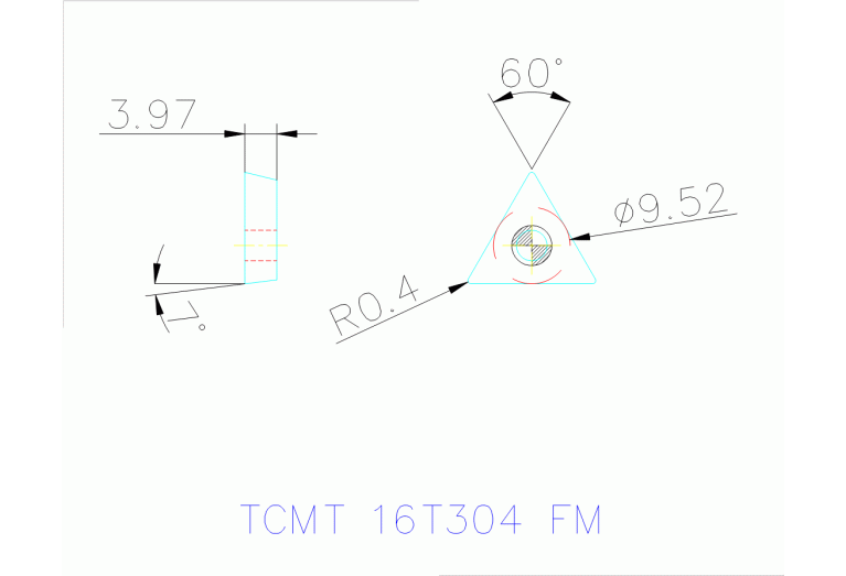 TCMT 16T304 MT CT3000