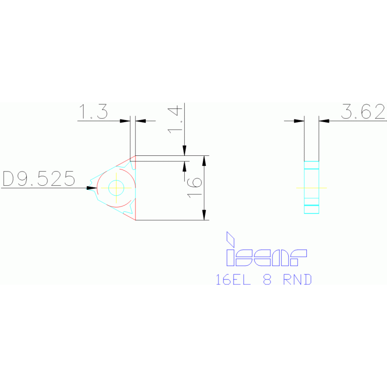 16EL 8 RND IC908