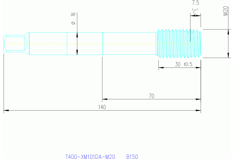 T400-XM101DA-M20 B150