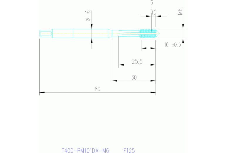 T400-PM101DA-M6 F125