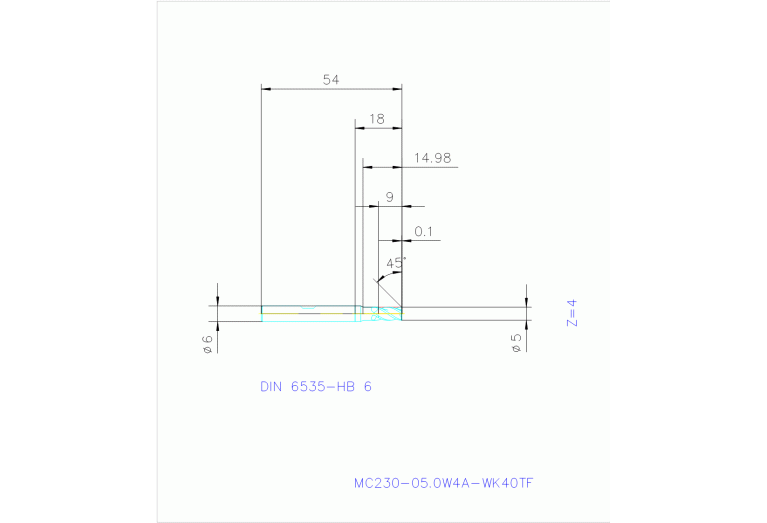 MC230-05.0W4A-WK40TF