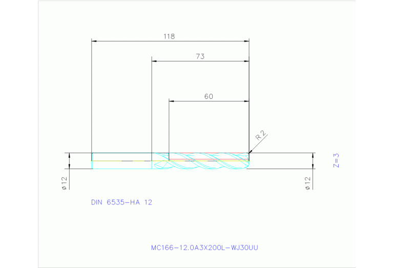 MC166-12.0A3X200L-WJ30UU