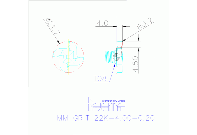 MM GRIT 22K-4.00-0.20 IC528