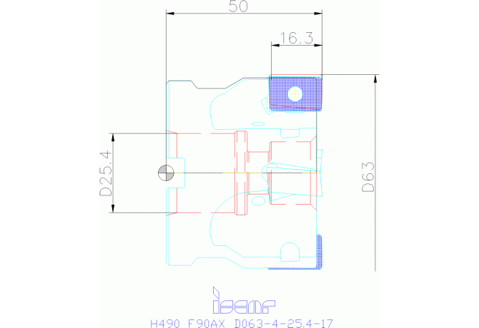 H490 F90AX D063-4-25.4-17