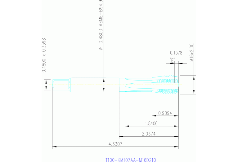 T100-KM107AA-M16 D210