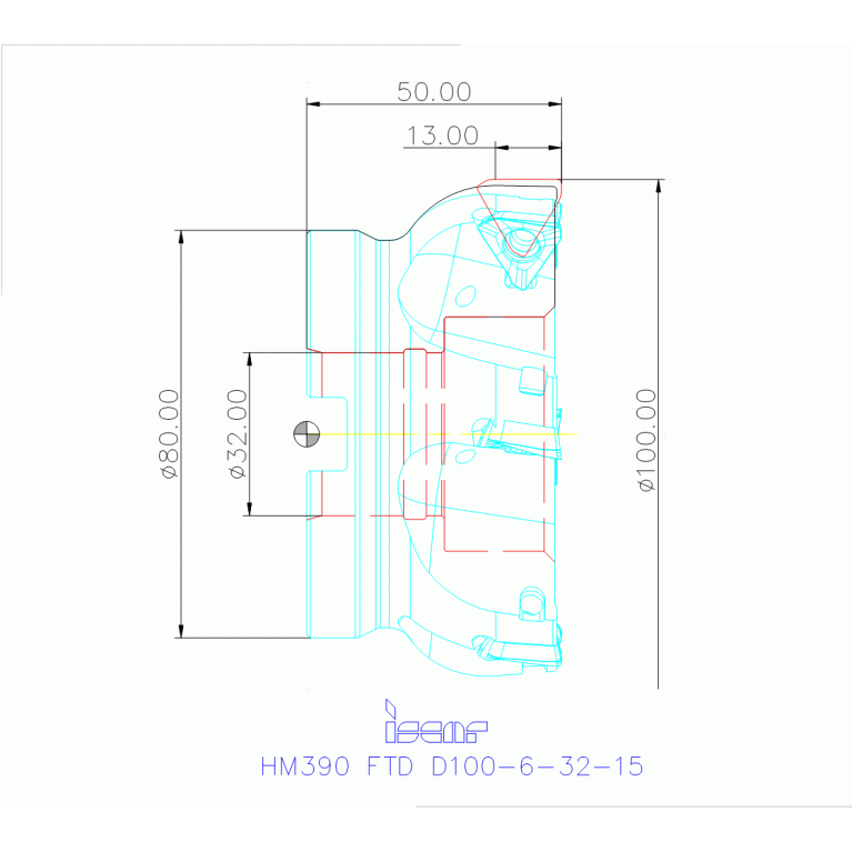 HM390 FTD D100-6-32-15