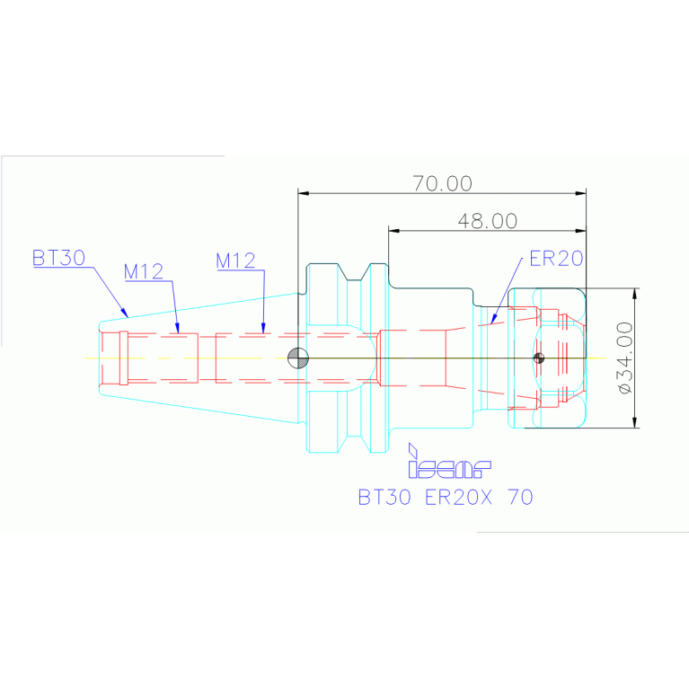 BT30 ER20X 70