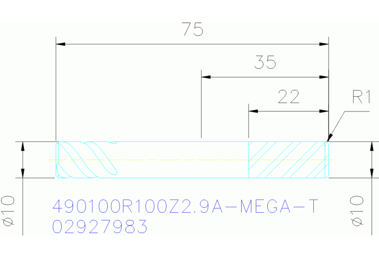 490100R100Z2.9A-MEGA-T