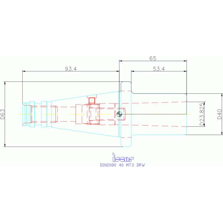 DIN2080 40 MT3 DRW